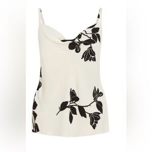 NWT CITY CHIC IVORY FLORAL CAMI TANK - CITY CHIC SIZE M (SIZE 18) NEW!!!